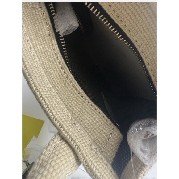 Marc Jacobs The Jacquard Mini Tote Bag in a beige canvas material New With Tags - Picture 7 of 11